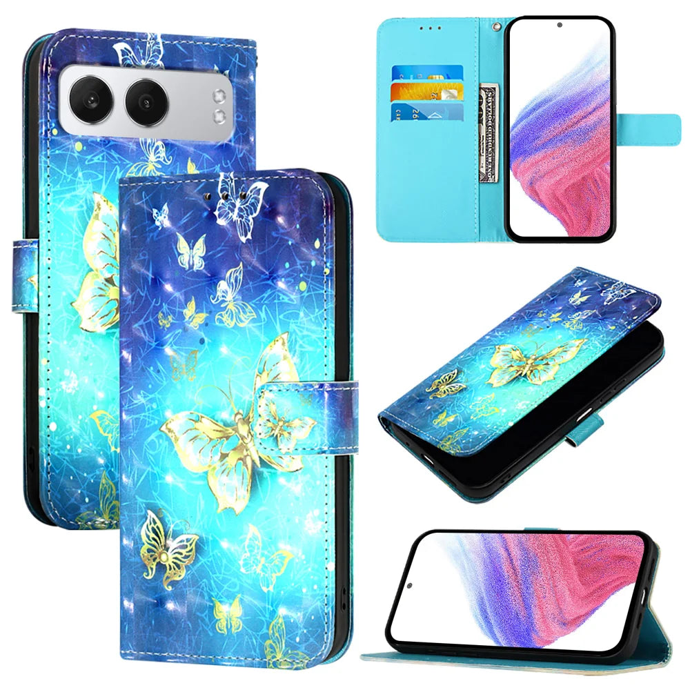 For OnePlus Nord 4 Leather Case YB Pattern Printing Leather Series-2 Pattern Printing Wallet Stand Cover