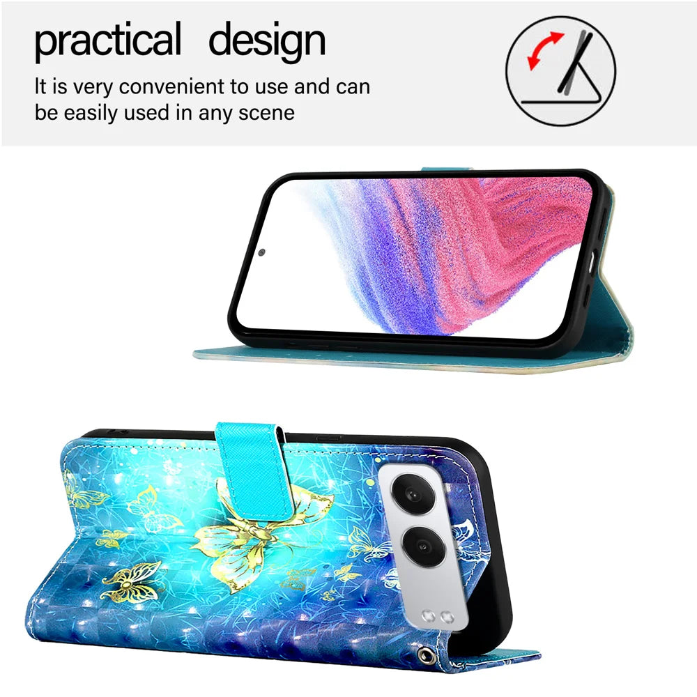 For OnePlus Nord 4 Leather Case YB Pattern Printing Leather Series-2 Pattern Printing Wallet Stand Cover