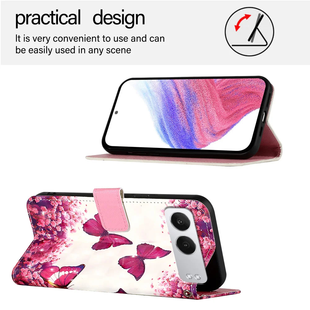 For OnePlus Nord 4 Leather Case YB Pattern Printing Leather Series-2 Pattern Printing Wallet Stand Cover