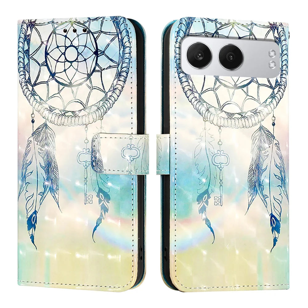 For OnePlus Nord 4 Leather Case YB Pattern Printing Leather Series-2 Pattern Printing Wallet Stand Cover
