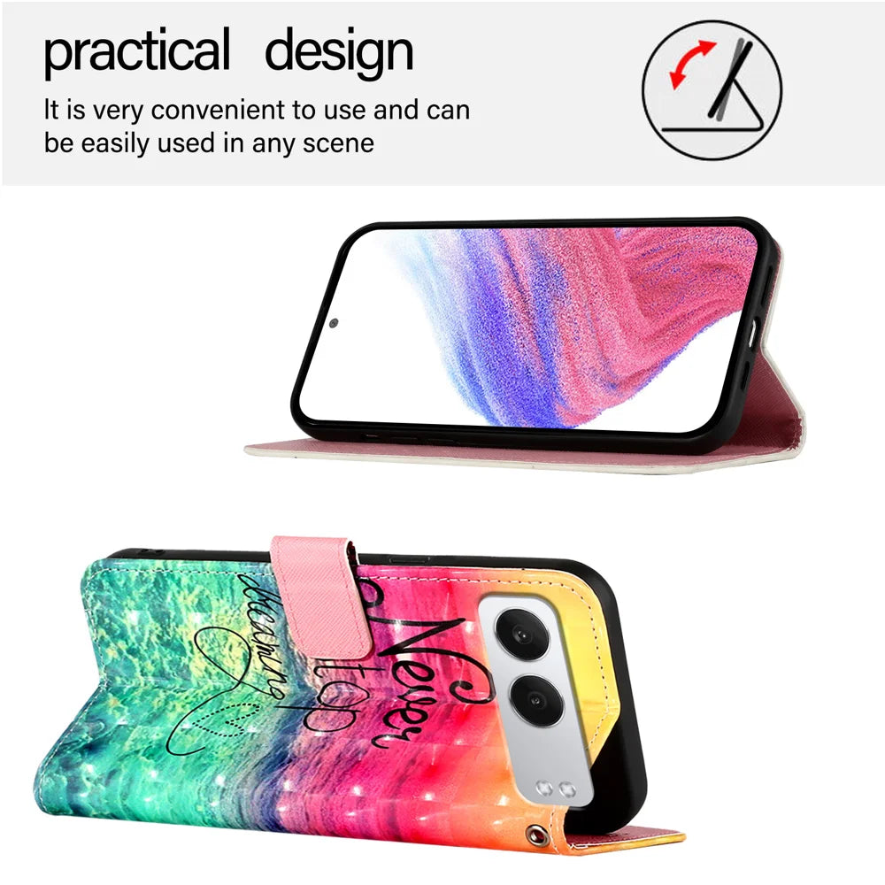 For OnePlus Nord 4 Leather Case YB Pattern Printing Leather Series-2 Pattern Printing Wallet Stand Cover