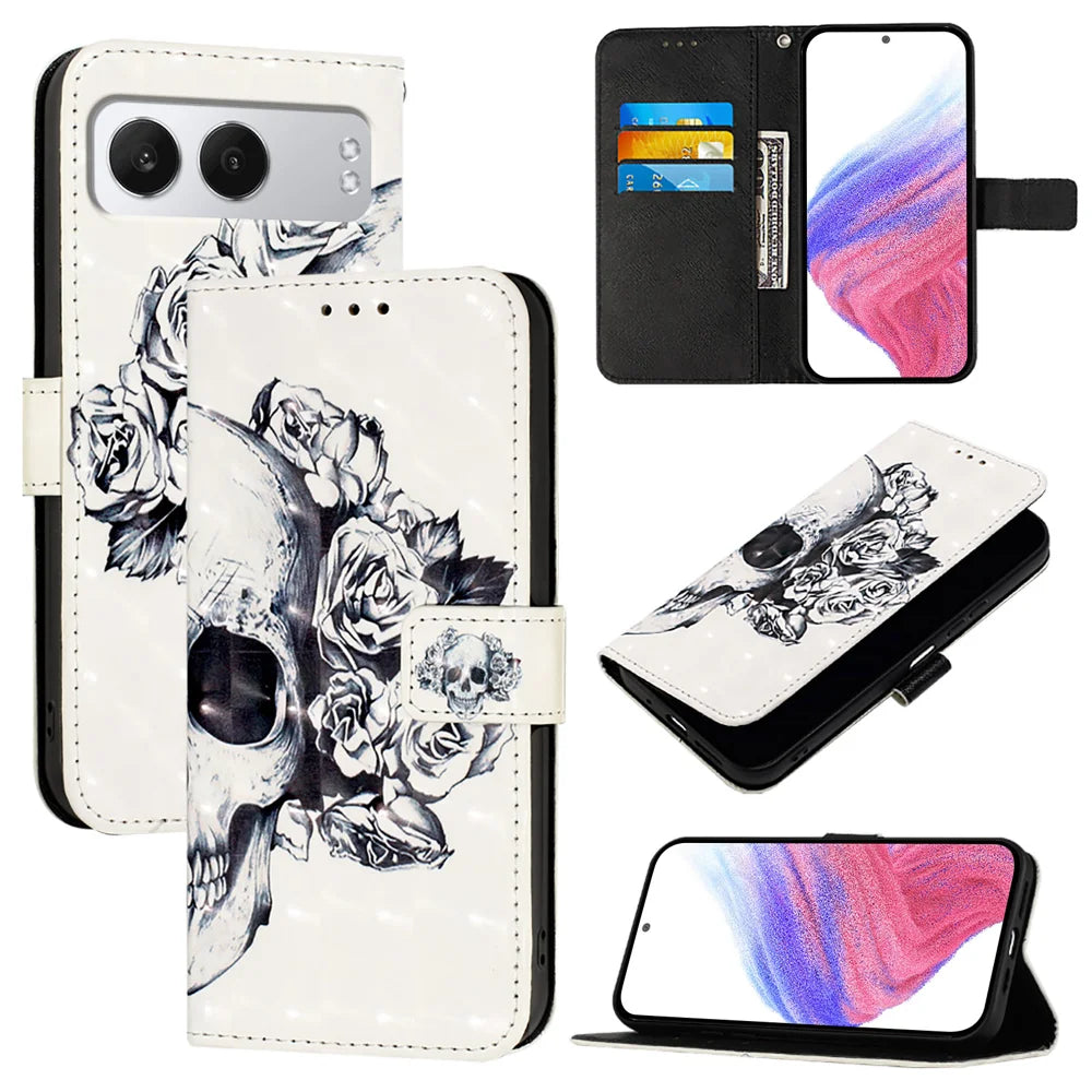 For OnePlus Nord 4 Leather Case YB Pattern Printing Leather Series-2 Pattern Printing Wallet Stand Cover