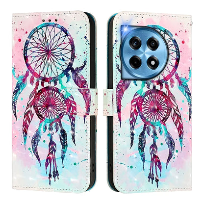For OnePlus 12 5G Leather Case YB Pattern Printing Leather Series-2 Pattern Printing Wallet Stand Cover