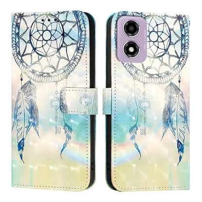 For Motorola Moto E14 4G Leather Case YB Pattern Printing Leather Series-2 Pattern Printing Wallet Stand Cover