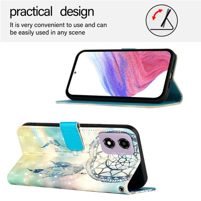 For Motorola Moto E14 4G Leather Case YB Pattern Printing Leather Series-2 Pattern Printing Wallet Stand Cover