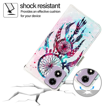 For Motorola Moto E14 4G Leather Case YB Pattern Printing Leather Series-2 Pattern Printing Wallet Stand Cover