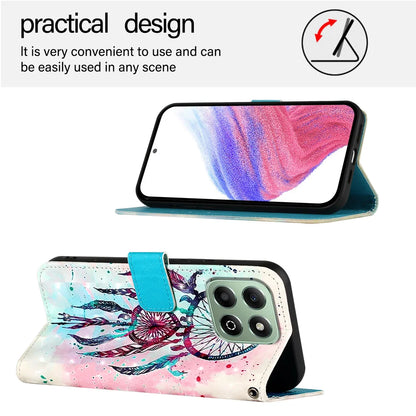 For Honor X6b 4G Leather Case YB Pattern Printing Leather Series-2 Pattern Printing Wallet Stand Cover