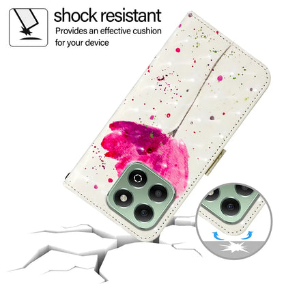 For Honor X6b 4G Leather Case YB Pattern Printing Leather Series-2 Pattern Printing Wallet Stand Cover
