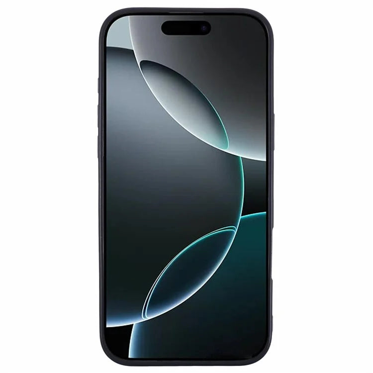 KIGC For iPhone 16 Pro Case Litchi Texture Leather Coated PC+TPU Phone Cover
