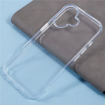 KIGC For iPhone 16 Clear Case TPU+PC Protective Shockproof Phone Cover