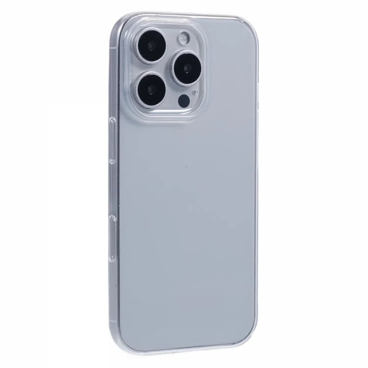 KIGC For iPhone 16 Pro Max Case Clear TPU Flexible Phone Cover