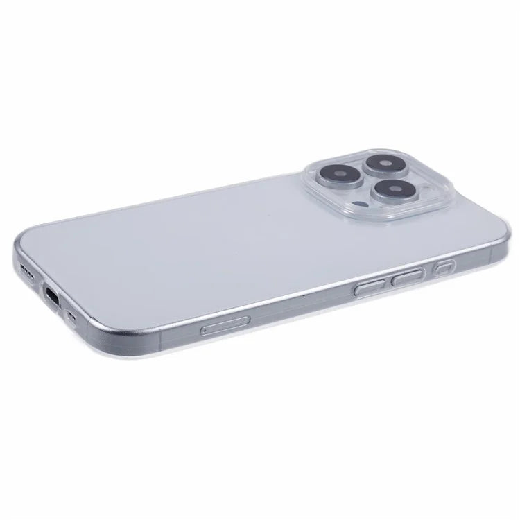 KIGC For iPhone 16 Pro Max Case Clear TPU Flexible Phone Cover