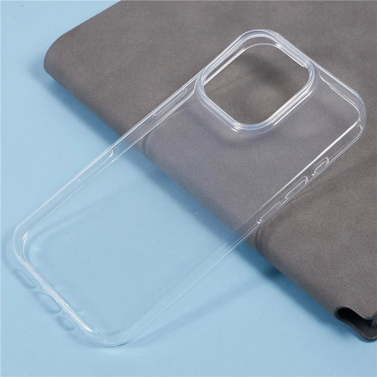 KIGC For iPhone 16 Pro Max Case Clear TPU Flexible Phone Cover