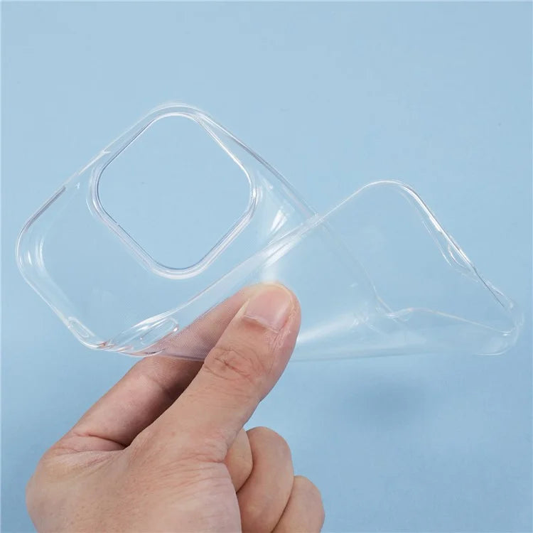 KIGC For iPhone 16 Pro Max Case Clear TPU Flexible Phone Cover