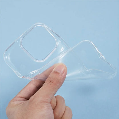 KIGC For iPhone 16 Pro Max Case Clear TPU Flexible Phone Cover