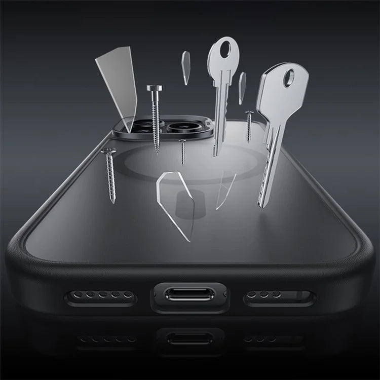 BENKS For iPhone 16 Pro Max Magnetic Case Skin-Touch Matte PC+TPU Cover Compatible with MagSafe