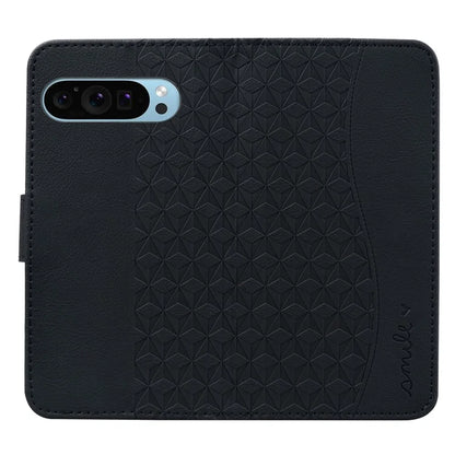 For Google Pixel 9 Pro XL Case Rhombus Pattern Leather Wallet Phone Cover