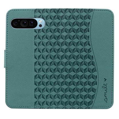 For Google Pixel 9 Pro XL Case Rhombus Pattern Leather Wallet Phone Cover