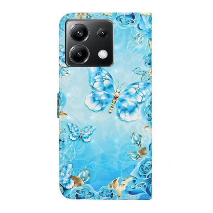 For Xiaomi Poco X6 5G / Redmi Note 13 Pro 5G Case 3D Creative Pattern PU Leather Stand Phone Cover