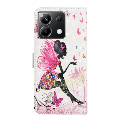 For Xiaomi Poco X6 5G / Redmi Note 13 Pro 5G Case 3D Creative Pattern PU Leather Stand Phone Cover