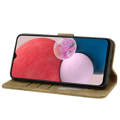 For Samsung Galaxy A16 5G Case Flip Stand Leather Phone Cover Cherry Blossom Cat Imprinted