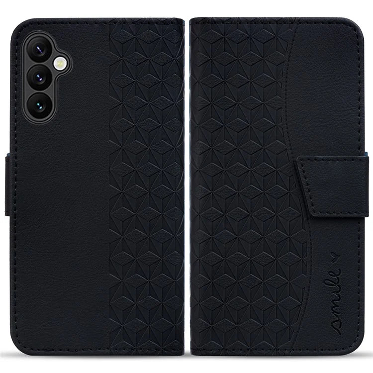 For Samsung Galaxy A16 5G Case Rhombus Pattern Leather Wallet Phone Cover