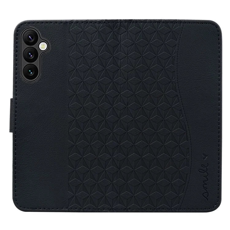 For Samsung Galaxy A16 5G Case Rhombus Pattern Leather Wallet Phone Cover