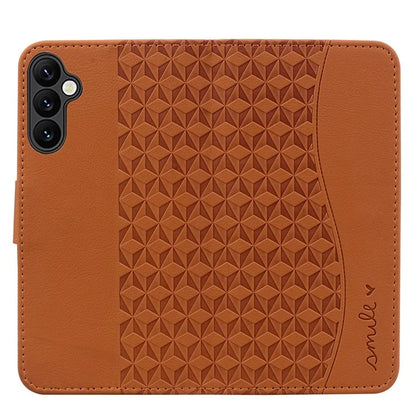 For Samsung Galaxy A16 5G Case Rhombus Pattern Leather Wallet Phone Cover