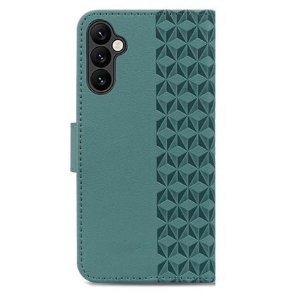 For Samsung Galaxy A16 5G Case Rhombus Pattern Leather Wallet Phone Cover