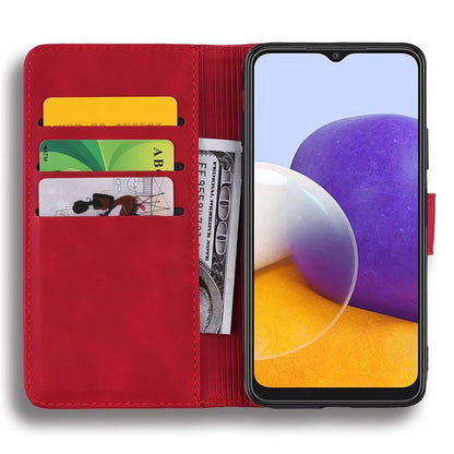 For Samsung Galaxy A16 5G Case PU Leather Wallet Flip Phone Cover Flower Imprinted