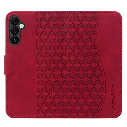 For Samsung Galaxy S24 FE Case Rhombus Pattern Leather Wallet Phone Cover