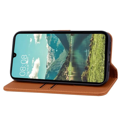 For Samsung Galaxy S24 FE Case Rhombus Pattern Leather Wallet Phone Cover