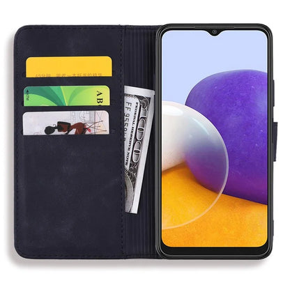 For Samsung Galaxy S24 FE Case PU Leather Wallet Flip Phone Cover Flower Imprinted