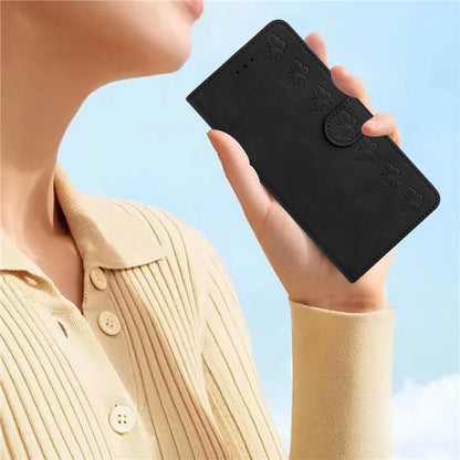 For Samsung Galaxy A06 Case Imprinted Butterfly Leather Wallet Phone Cover