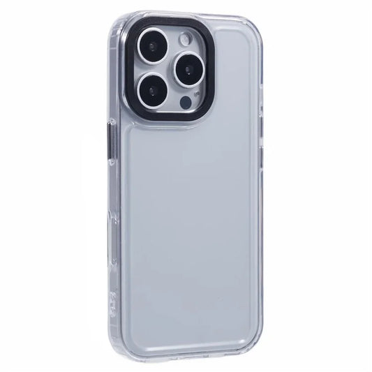 For iPhone 16 Pro Max Clear Phone Case PC+TPU Hybrid Back Cover