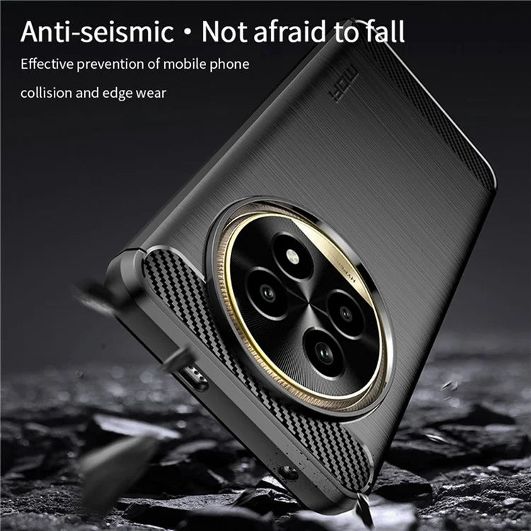 MOFI JK TPU Series-1 For Realme 13 Pro+ 5G / 13 Pro 5G Case Carbon Fiber Texture TPU Soft Phone Cover