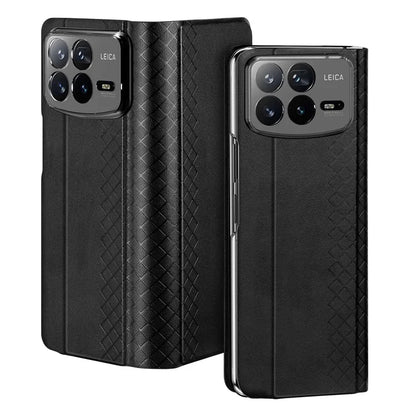 DUX DUCIS Bril Series for Xiaomi Mix Fold 4 5G Case Leather+PC Stand Phone Cover