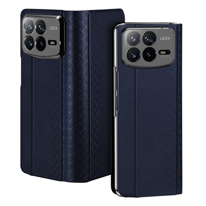 DUX DUCIS Bril Series for Xiaomi Mix Fold 4 5G Case Leather+PC Stand Phone Cover