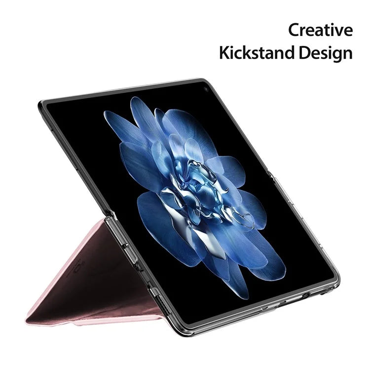 DUX DUCIS Bril Series for Xiaomi Mix Fold 4 5G Case Leather+PC Stand Phone Cover