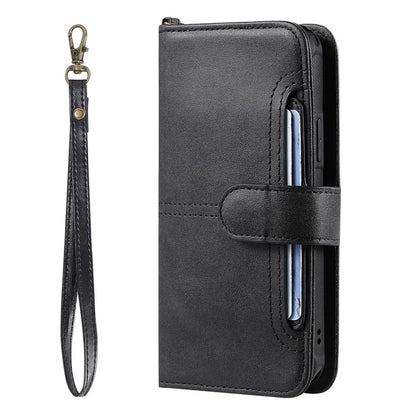 KT Leather Series-4 For iPhone 16 Pro Max Case 2 in 1 Detachable Wallet Leather Phone Cover