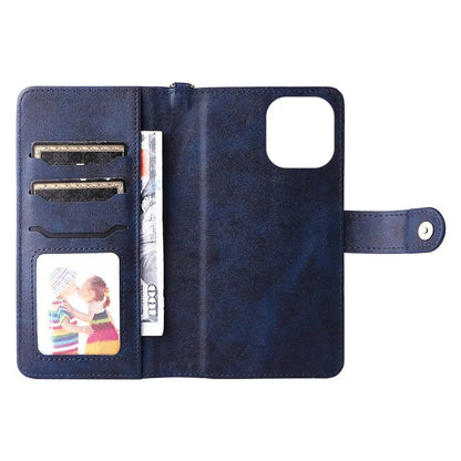 KT Leather Series-4 For iPhone 16 Pro Max Case 2 in 1 Detachable Wallet Leather Phone Cover