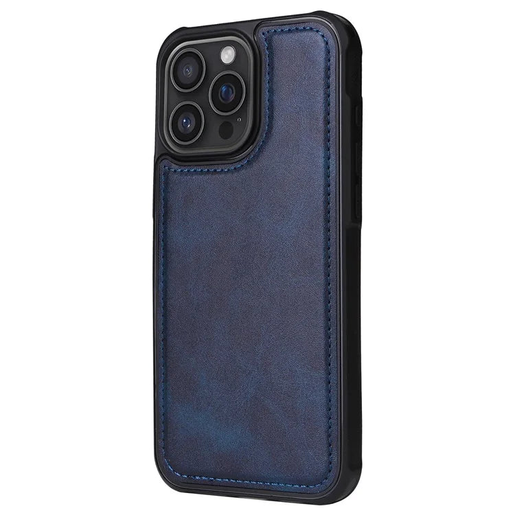KT Leather Series-4 For iPhone 16 Pro Max Case 2 in 1 Detachable Wallet Leather Phone Cover