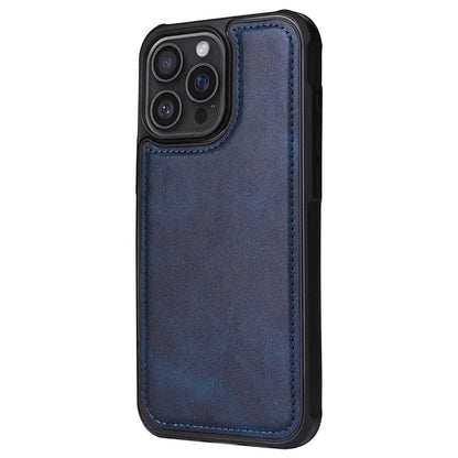 KT Leather Series-4 For iPhone 16 Pro Max Case 2 in 1 Detachable Wallet Leather Phone Cover
