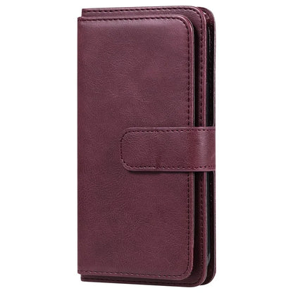 KT Multi-Functional Series-1 For Realme 13 Pro 5G / 13 Pro+ 5G / P1 Pro 5G / 12 Pro 5G / 12 Pro+ 5G Case 10 Card Holder Leather Phone Cover Stand
