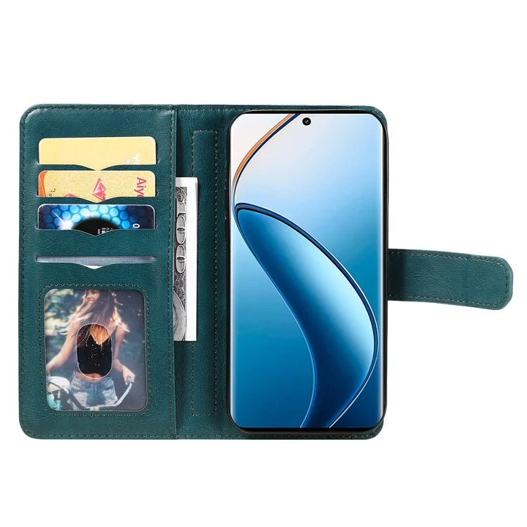 KT Multi-Functional Series-1 For Realme 13 Pro 5G / 13 Pro+ 5G / P1 Pro 5G / 12 Pro 5G / 12 Pro+ 5G Case 10 Card Holder Leather Phone Cover Stand