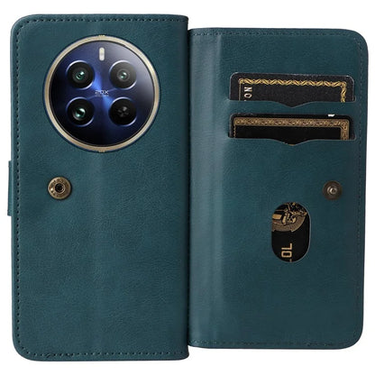KT Multi-Functional Series-1 For Realme 13 Pro 5G / 13 Pro+ 5G / P1 Pro 5G / 12 Pro 5G / 12 Pro+ 5G Case 10 Card Holder Leather Phone Cover Stand