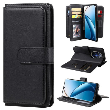 KT Multi-Functional Series-1 For Realme 13 Pro 5G / 13 Pro+ 5G / P1 Pro 5G / 12 Pro 5G / 12 Pro+ 5G Case 10 Card Holder Leather Phone Cover Stand