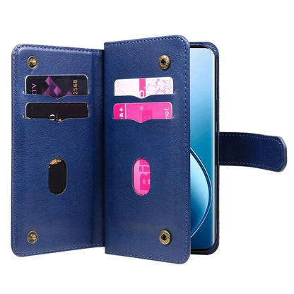 KT Multi-Functional Series-1 For Realme 13 Pro 5G / 13 Pro+ 5G / P1 Pro 5G / 12 Pro 5G / 12 Pro+ 5G Case 10 Card Holder Leather Phone Cover Stand