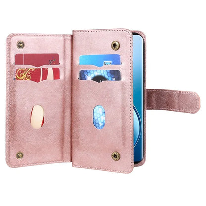 KT Multi-Functional Series-1 For Realme 13 Pro 5G / 13 Pro+ 5G / P1 Pro 5G / 12 Pro 5G / 12 Pro+ 5G Case 10 Card Holder Leather Phone Cover Stand