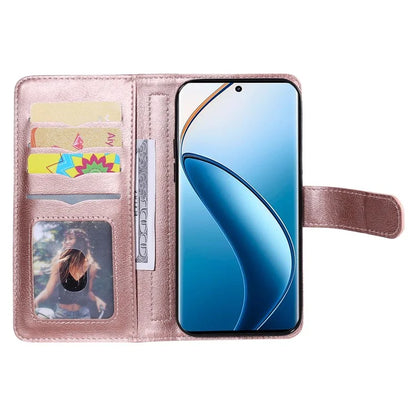 KT Multi-Functional Series-1 For Realme 13 Pro 5G / 13 Pro+ 5G / P1 Pro 5G / 12 Pro 5G / 12 Pro+ 5G Case 10 Card Holder Leather Phone Cover Stand